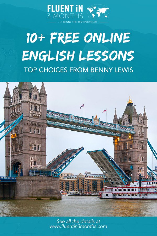10+ Free Online English Language Lessons